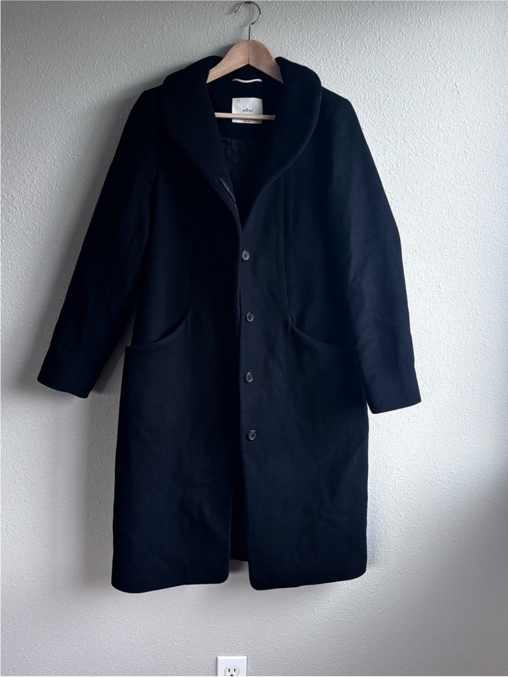 Black Long Wool Coat